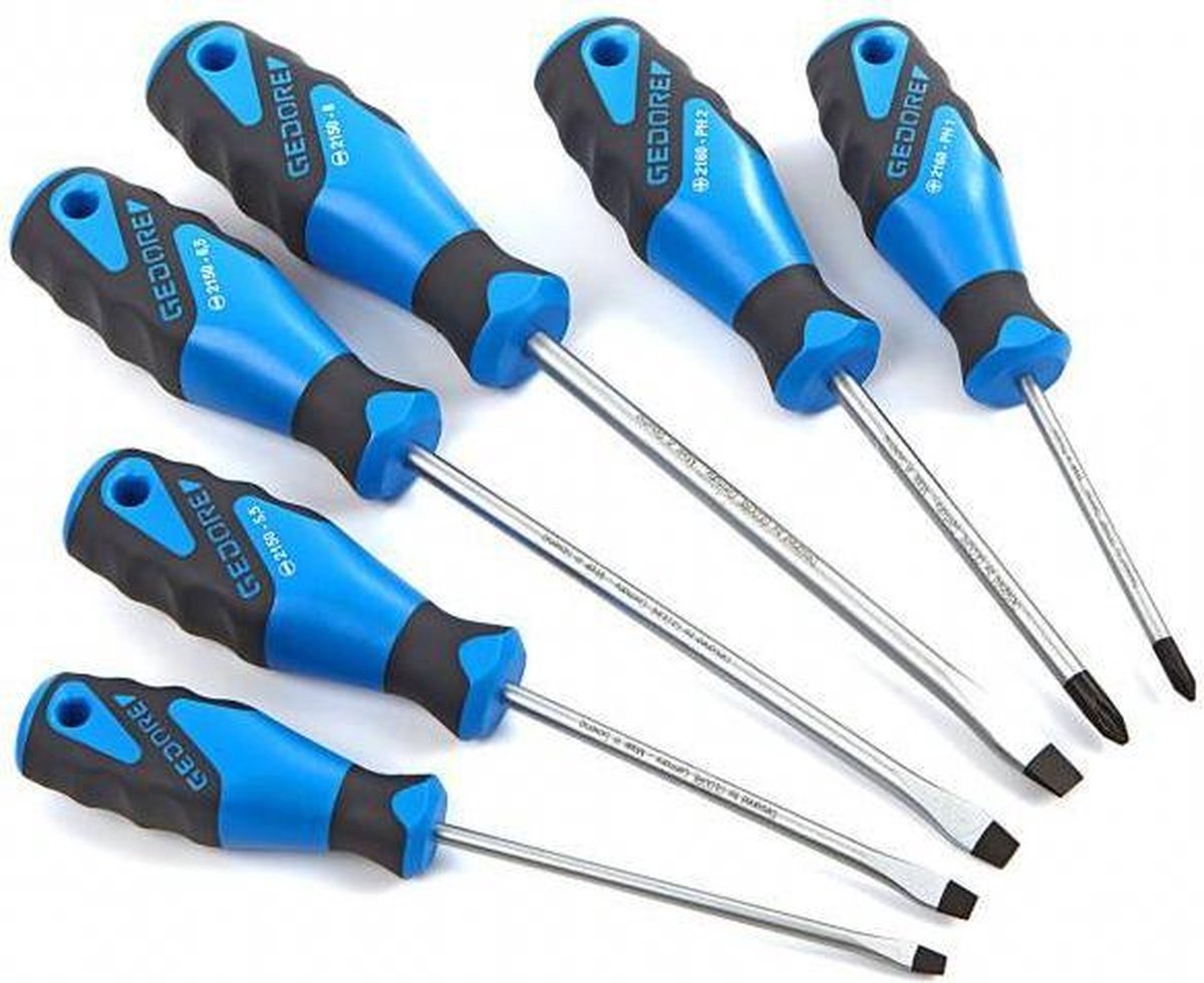 Gedore PowerGrip3 6 pc Screwdriver Set Power Tool Services