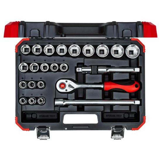 Gedore Red 1/2″ Drive Socket set 24pcs R69013024 Power Tool Services
