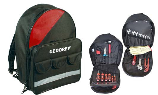 Gedore Technicians 27 Piece Rucksack Including Tools Power Tool Services