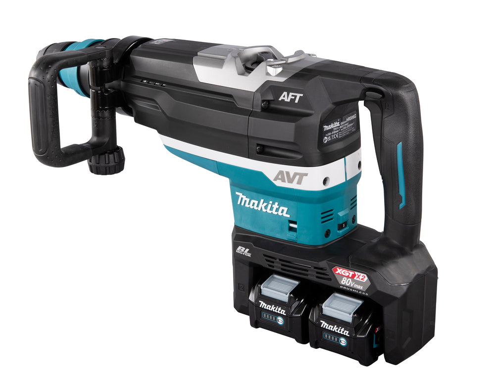 Makita 80V Max XGT Cordless 52mm SDS-Max Rotary Hammer HR006GZ 5 - Power Tool Services