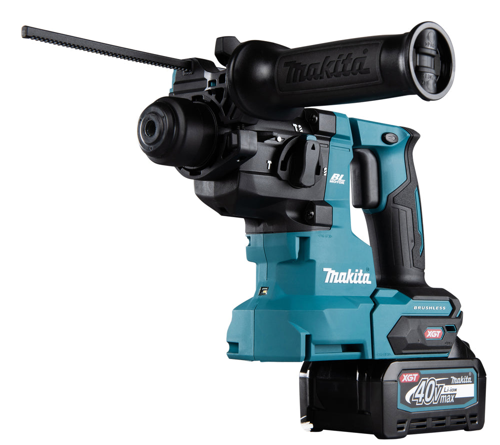 Makita 40V XGT Cordless 20mm SDS-Plus Combination Hammer HR010GZ 6 - Power Tool Services