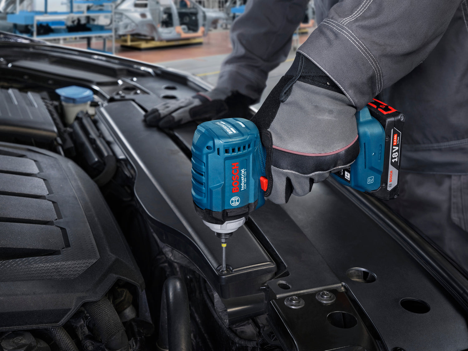 Bosch Professional Cordless Industrial Impact Wrench IDS 18V-125T (Solo) 06019P8000