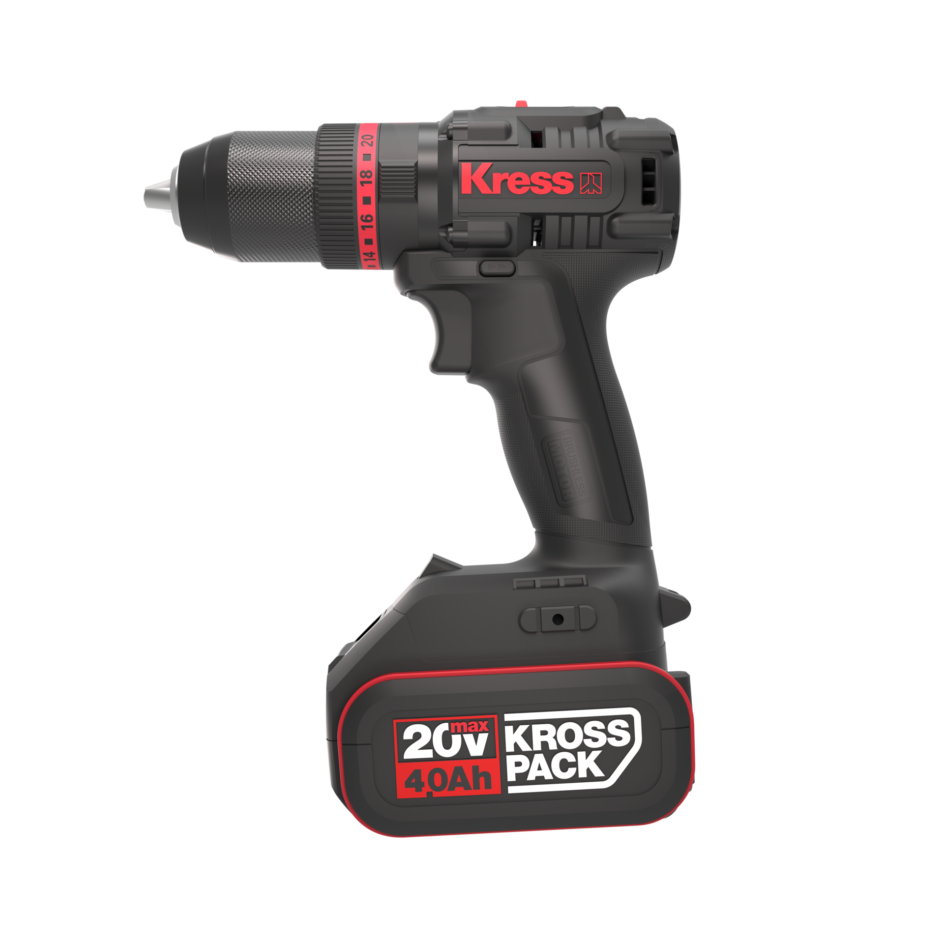 Kress | Cordless Brushless Hammer Drill 20V | KUC35