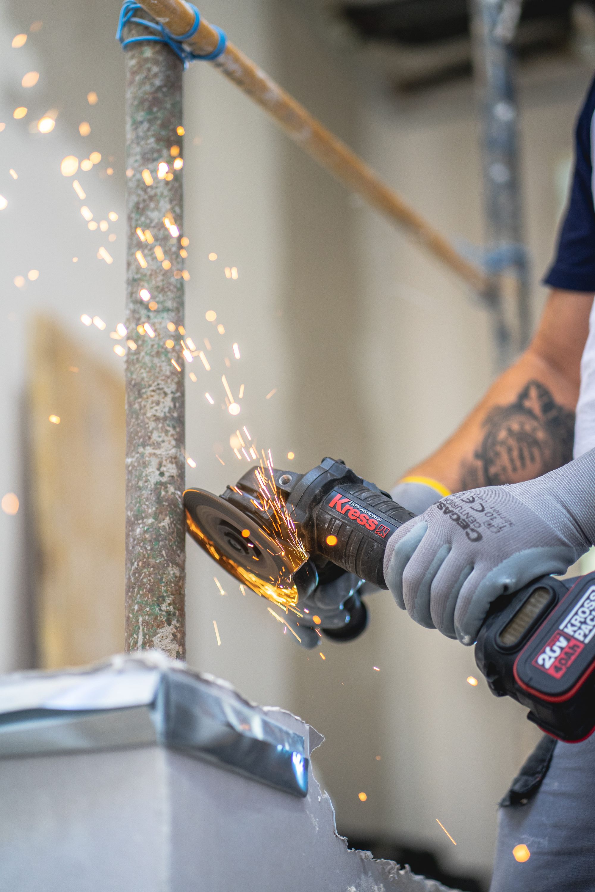 Kress | Cordless Brushless Angle Grinder 115mm | KUH02.91