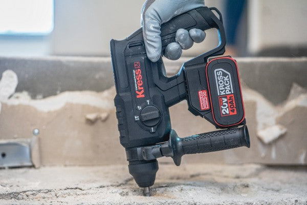 Kress | Cordless Brushless SDS + Rotary Hammer 20V 22mm  | KUC60.2