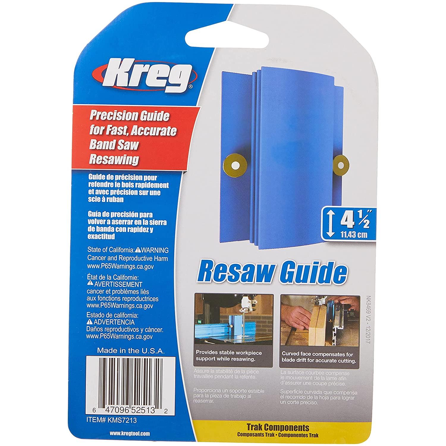 Kreg 4-1/2" Resaw Guide KR KMS7213 Power Tool Services