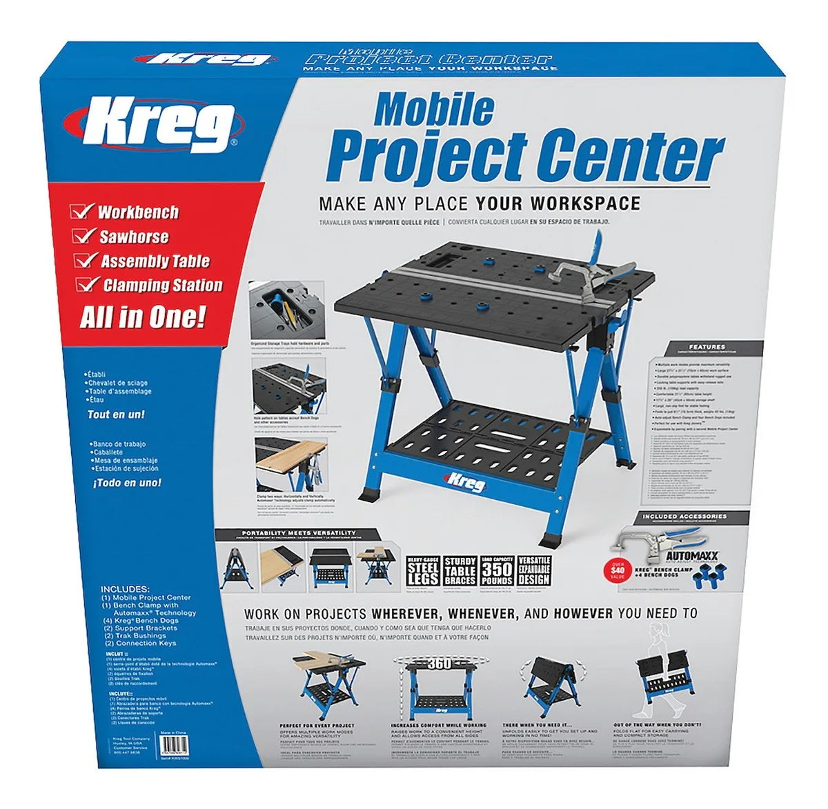Kreg Mobile Project Center KWS1000 Power Tool Services