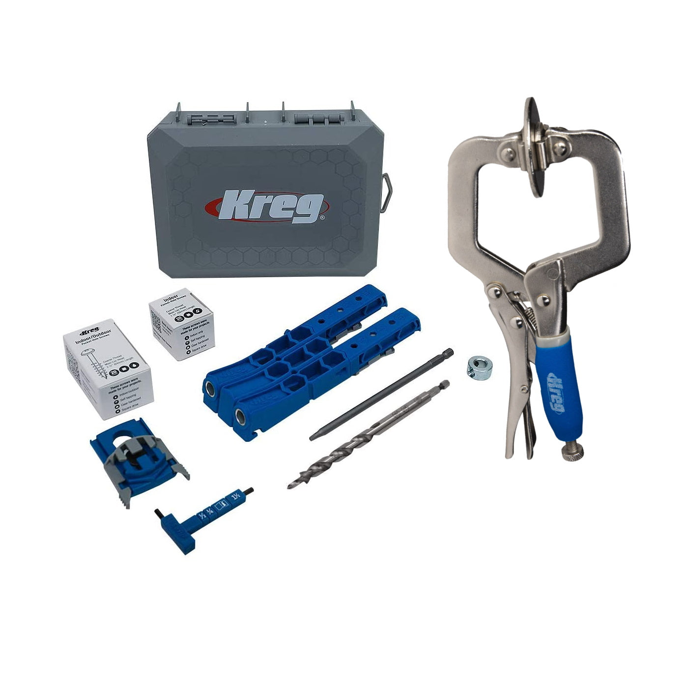 Kreg Pocket Hole Jig 320 Set + 2" Face Clamp KPHJ320 Power Tool Services
