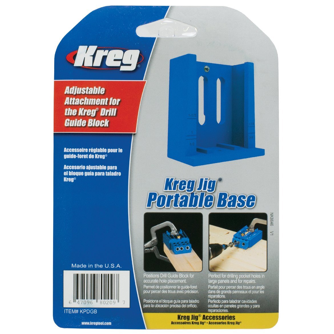 Kreg Portable Drill Guide Base KPDGB Power Tool Services