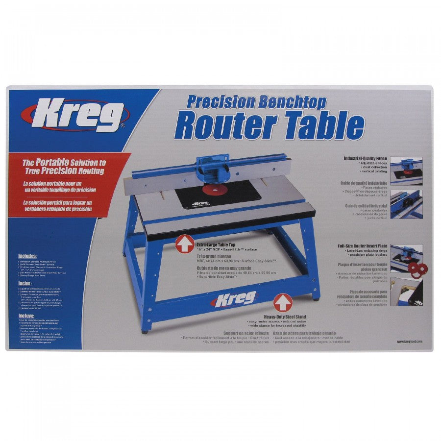 Kreg Precision Bench Top Router Table KR PRS2100 Power Tool Services