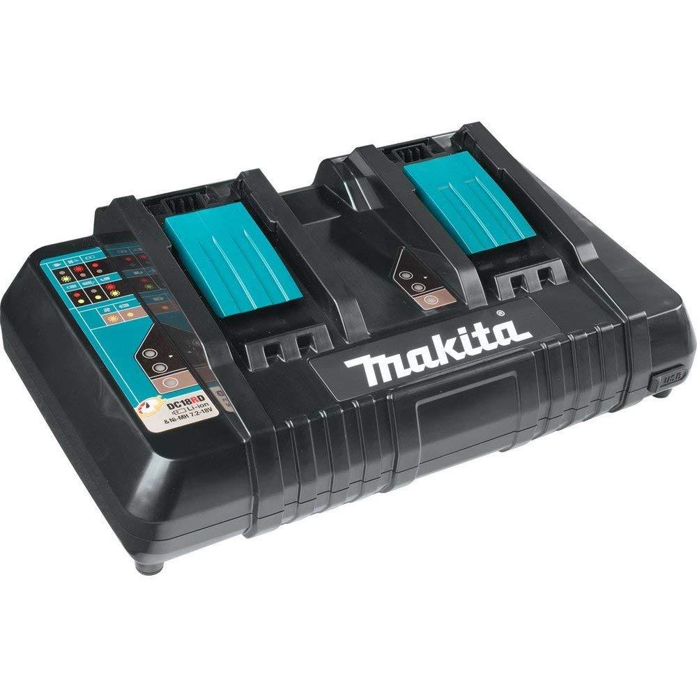 MAKITA 18V Lithium-Ion Dual Port Rapid Optimum Charger DC18RD Power Tool Services