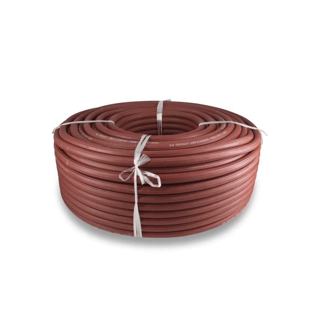 Hose Gas Ribbed Act Red 8Mmx100M Mweld | MAT3400H