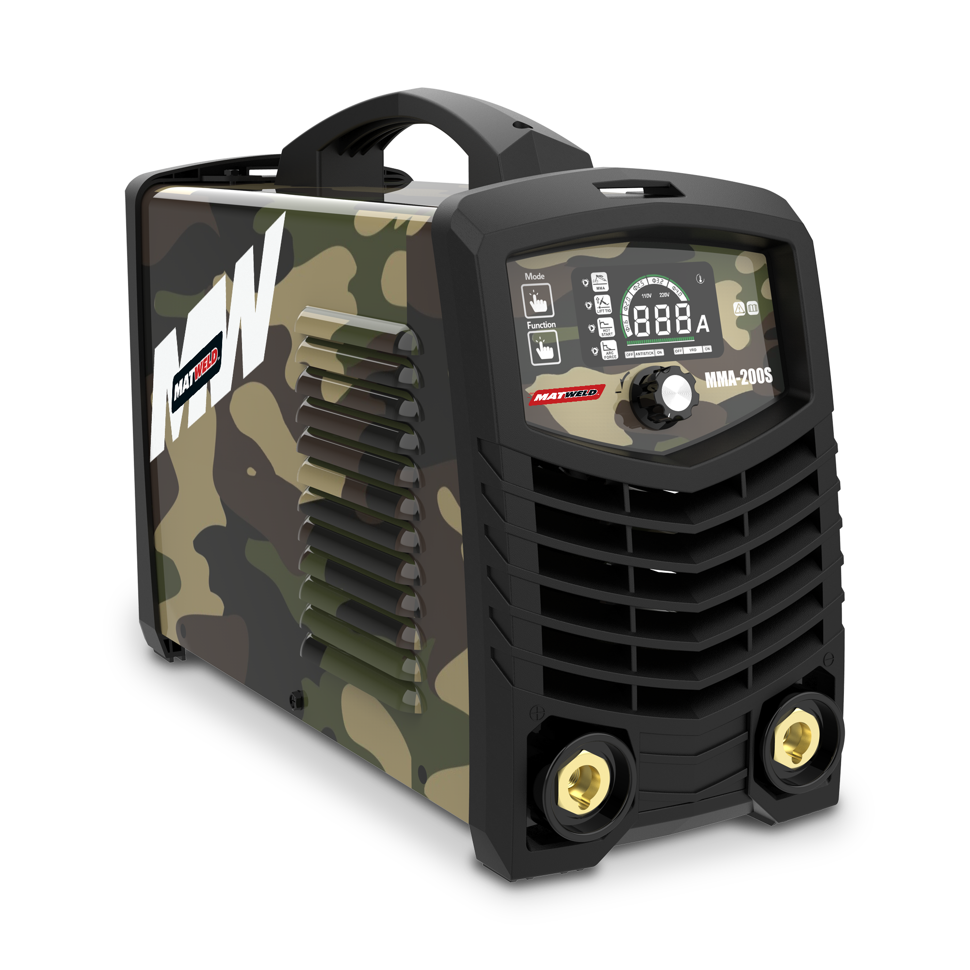 Matweld Welder Inverter Red 200A 220V | MAT9005 - Power Tool Services