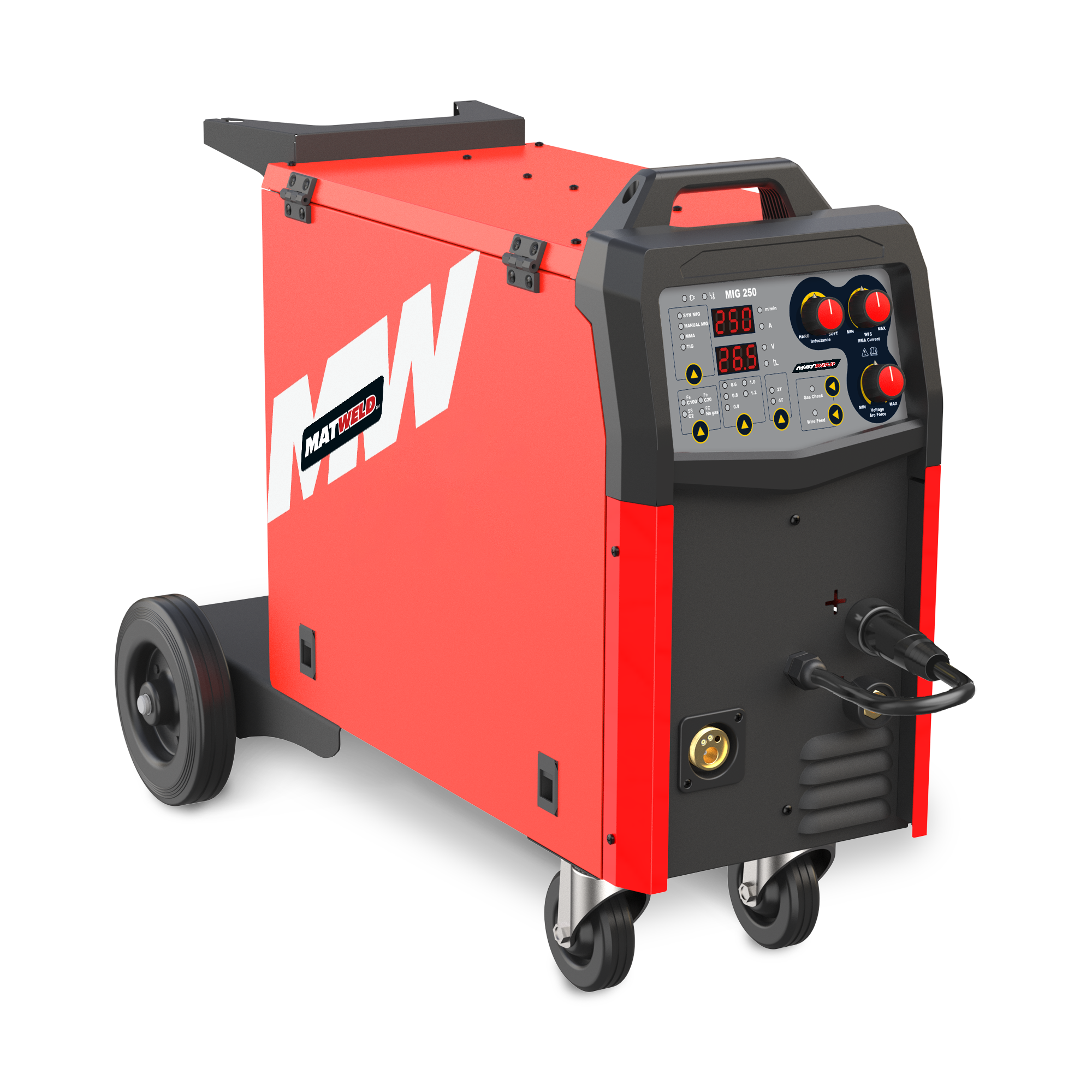 Matweld Regulator Flowmeter Argon/Co2 | MAT3345EN 2 - Power Tool Services