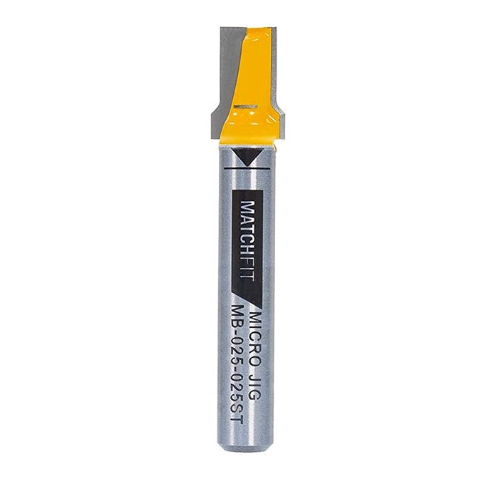 Microjig MATCHFIT 1/4" Relief Router Bit 1/4" Shank MB-025-025ST