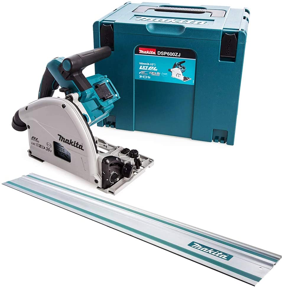 Makita 18V+18V Cordless Brushless Plunge Saw DSP600J 165mm Solo