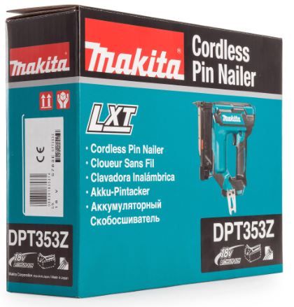 Makita 18V Cordless Pin Nailer DPT353Z - Main Image