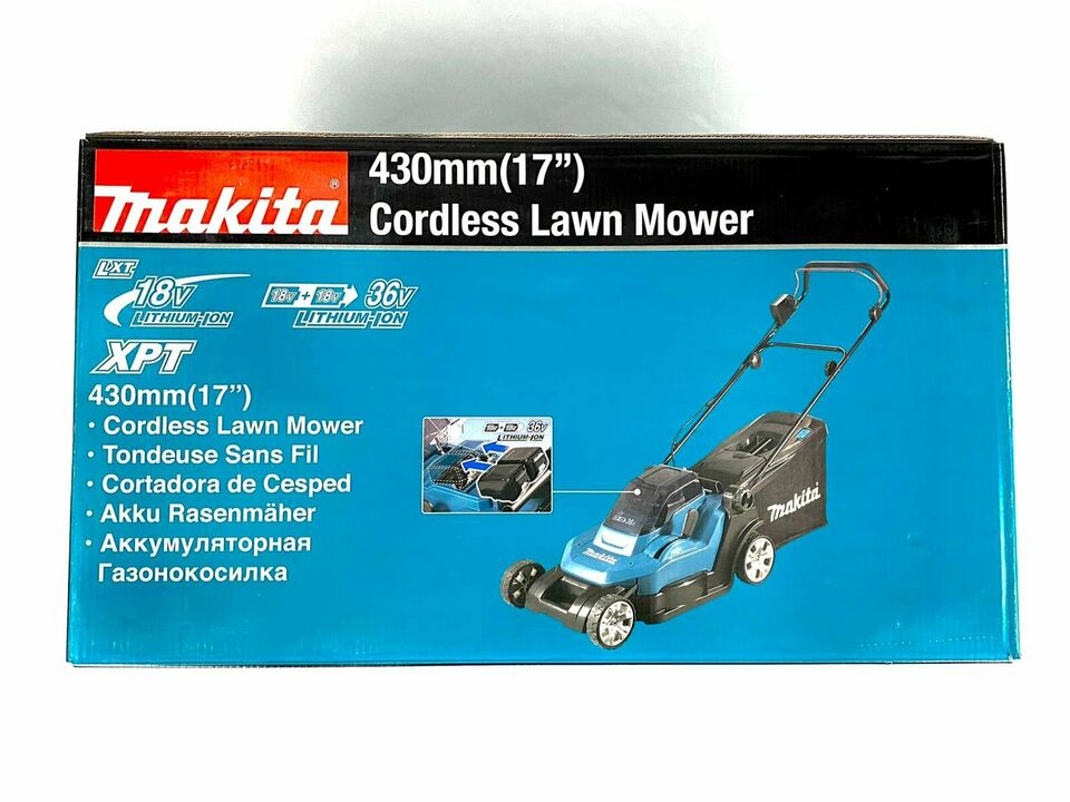 Makita 18Vx2 (36v) Cordless Lawn Mower DLM432 Solo Power Tool Services