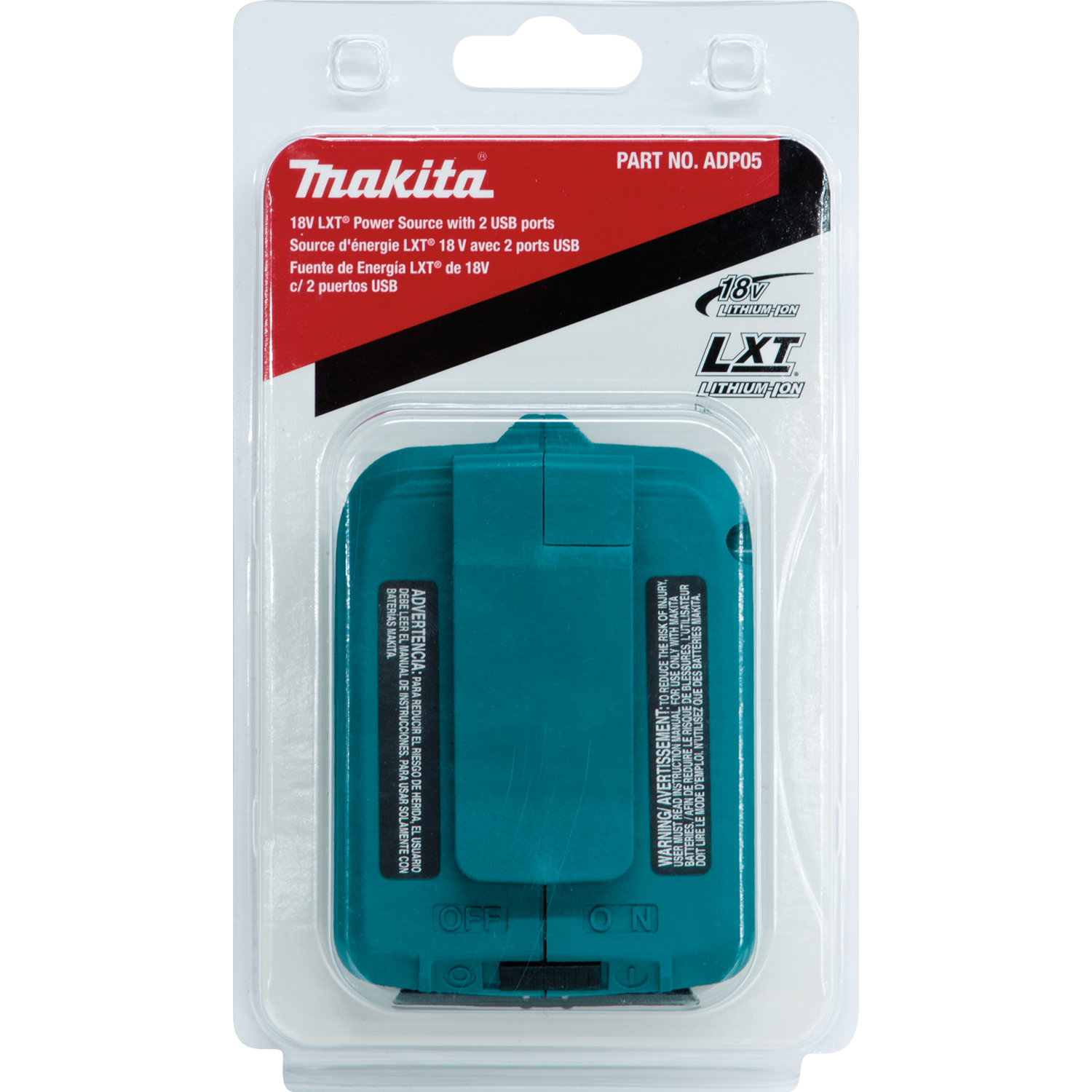 Makita 18v Cordless Adapter For USB Li-Ion ADP05 Solo Power Tool Services
