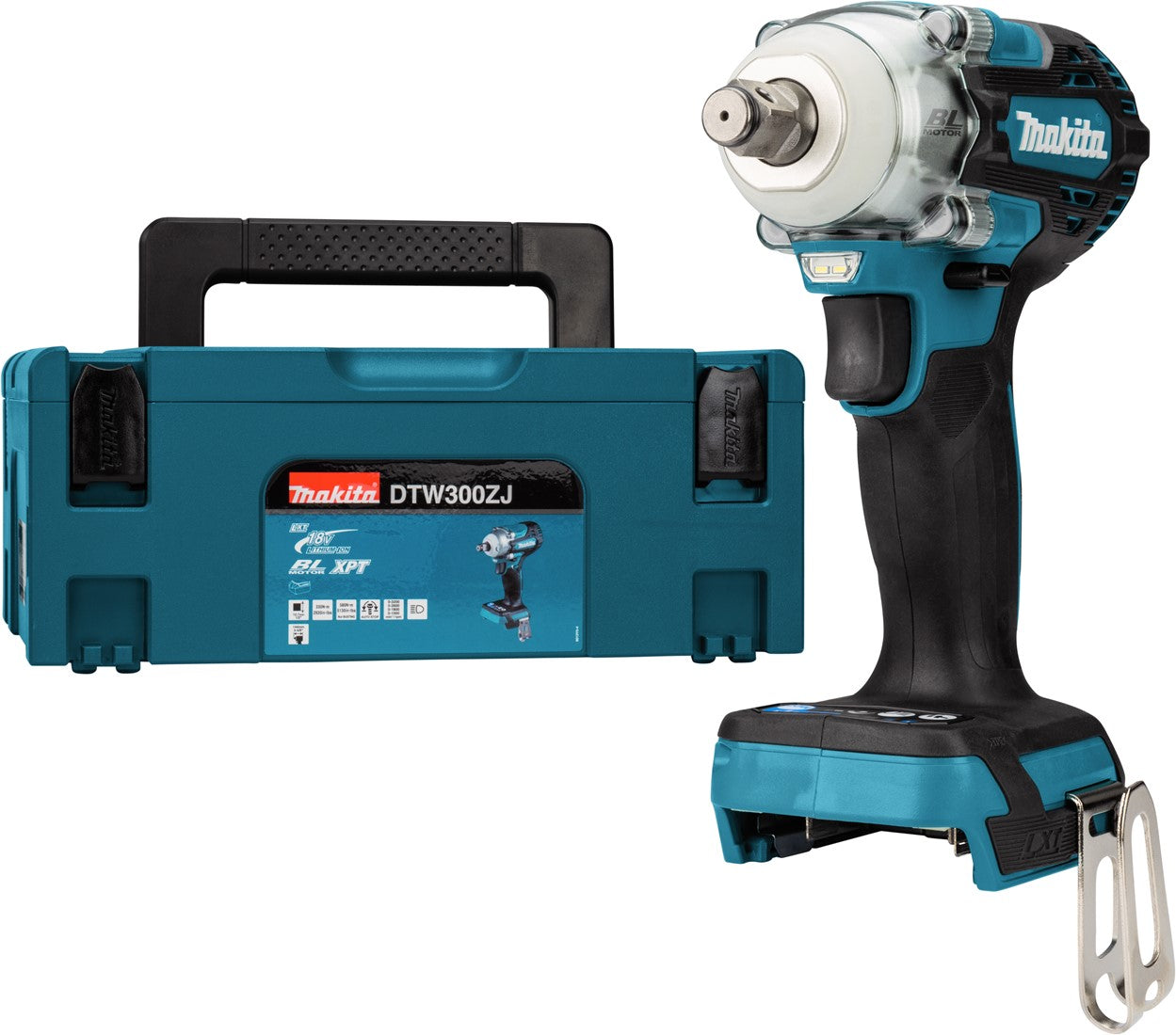 Makita 18v Cordless Brushless 1/2" Impact Wrench LXT DTW300ZK