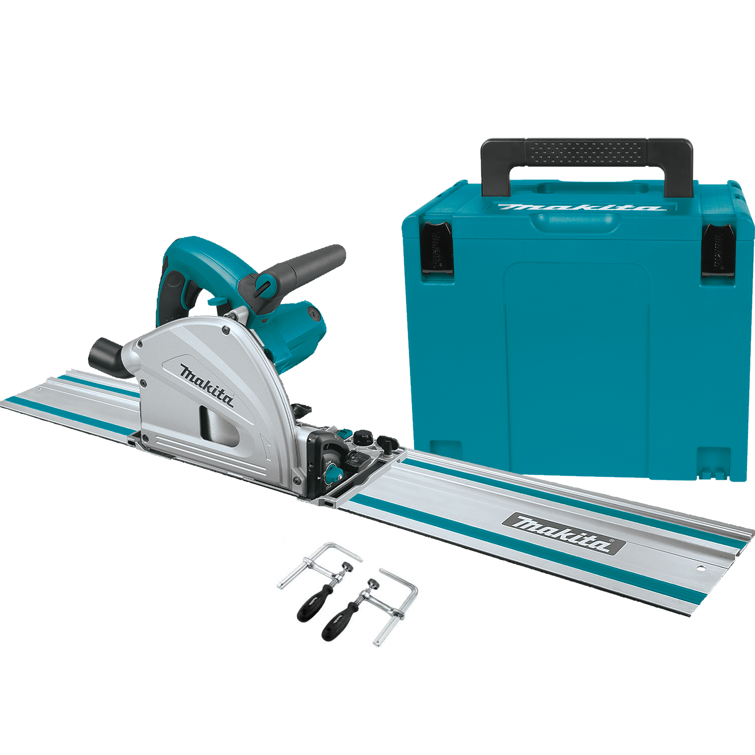 Makita Plunge Saw SP6000J(K) + 1400 Rail + Clamps Power Tool Services