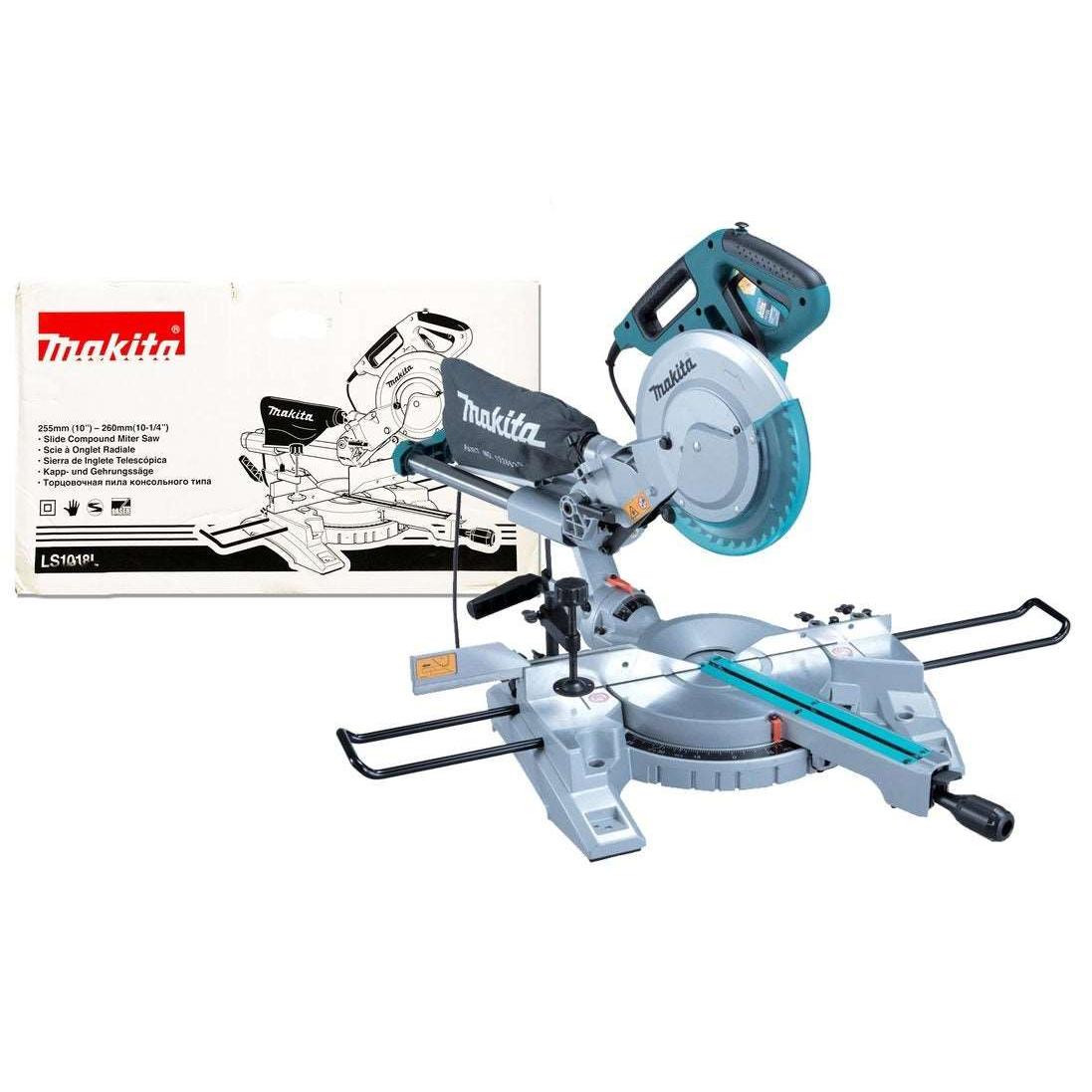 Makita Sliding Compound Mitre Saw LS1018LN With Laser 254Mm 1430W
