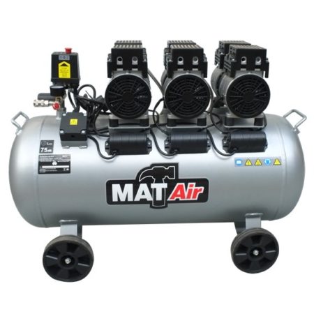 MatAir Oil Less Silent Compressor 100l AIR3050 ( Online Only ) Power Tool Services