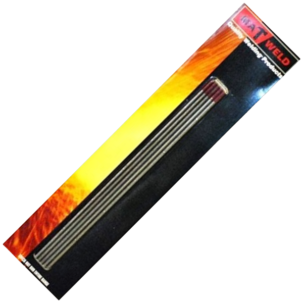 Matweld Rods Tungs 2%Th 2.4 Red P/5 | MAT4405P