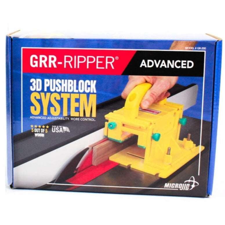 Microjig Pushblock System Grr-Ripper 3D Advance GR-200 Power Tool Services