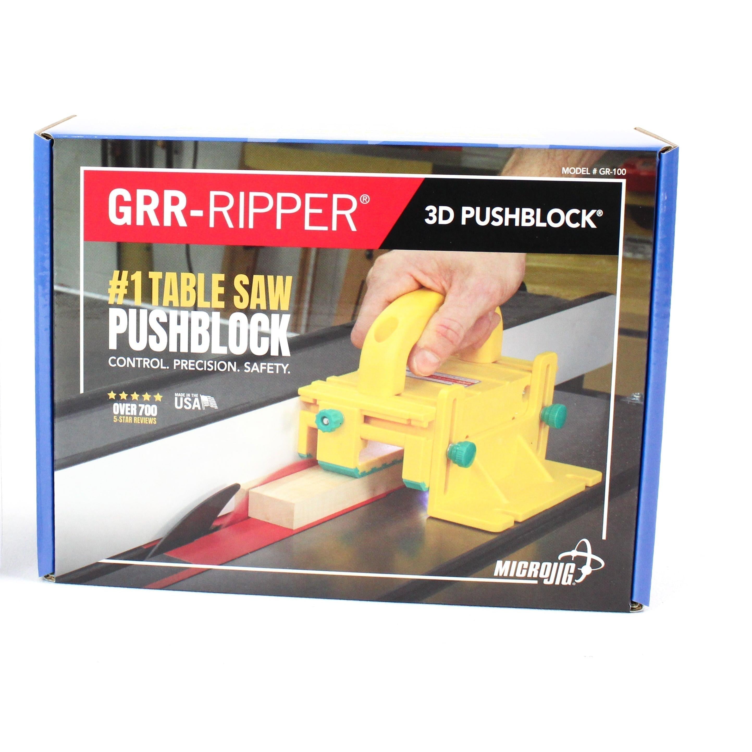 Microjig Pushblock System Grr-Ripper 3D Standard GR-100 Power Tool Services