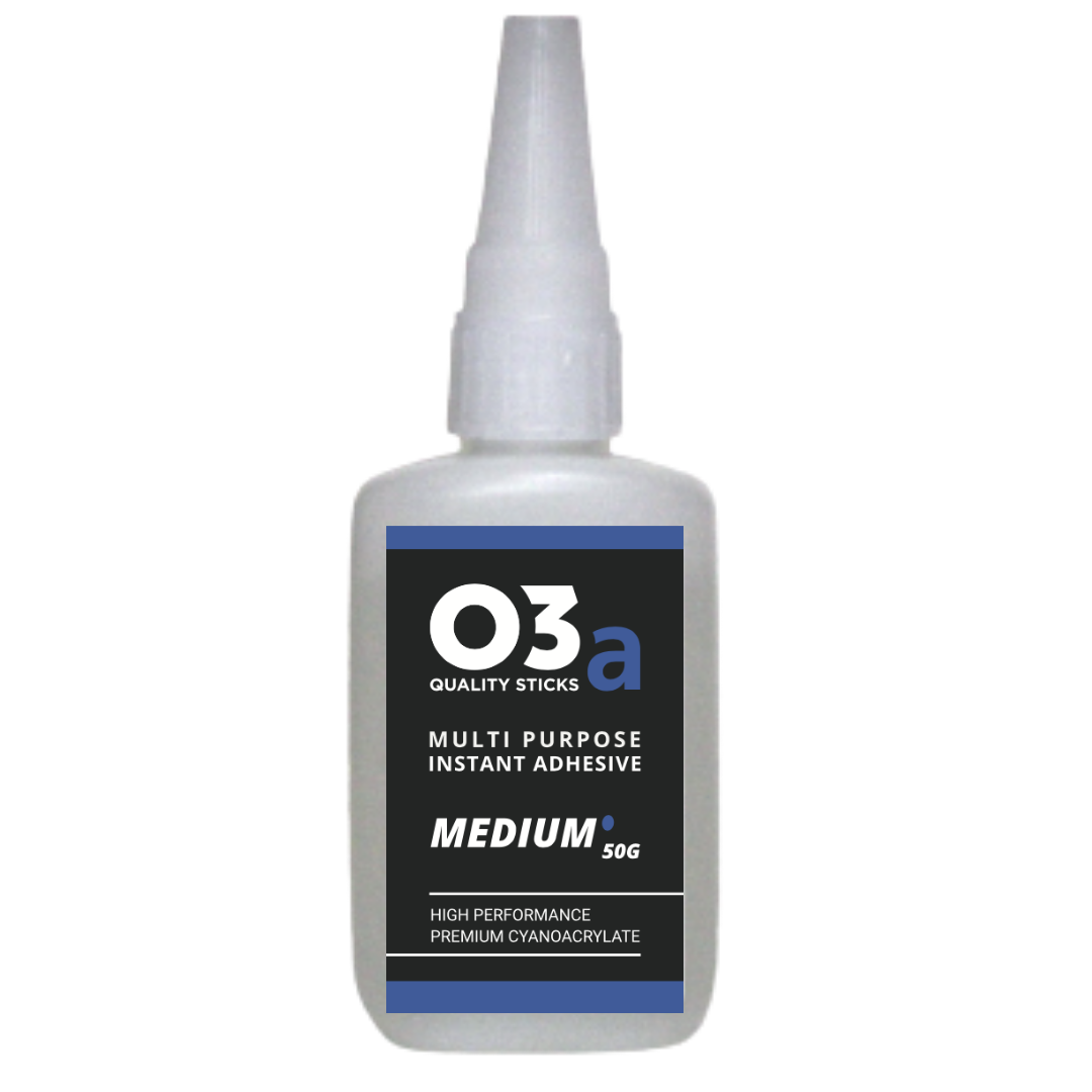 O3a Cyanoacrylate Adhesive, Medium, 50g Power Tool Services