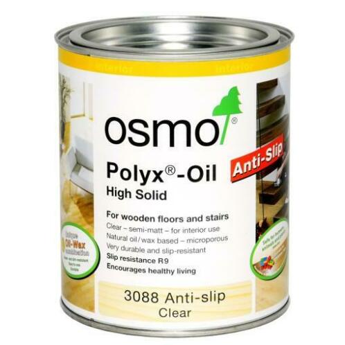 OSMO PolyX-Oil, 3088, Anti-Slip, Clear Semi-Matt (R9), 750ml Power Tool Services