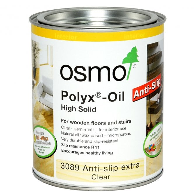 OSMO PolyX-Oil, 3089, Anti-Slip, Clear Satin (R11), 750ml Power Tool Services