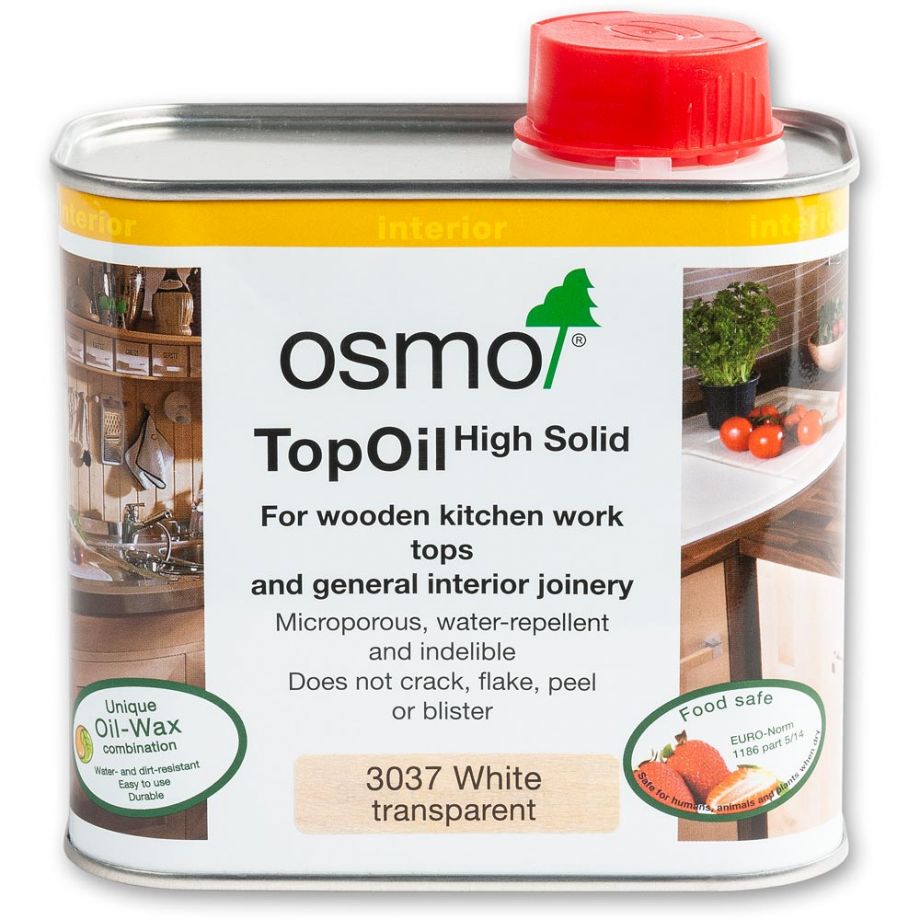 OSMO Top-Oil, 3037, White, Satin, 500ml Power Tool Services