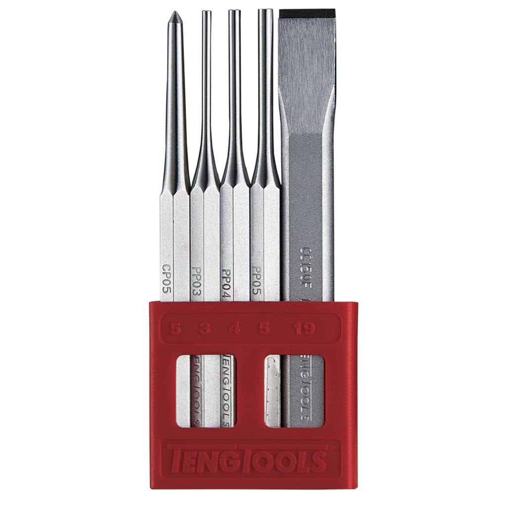 Teng Tools 5PC Punch/Chisel Set