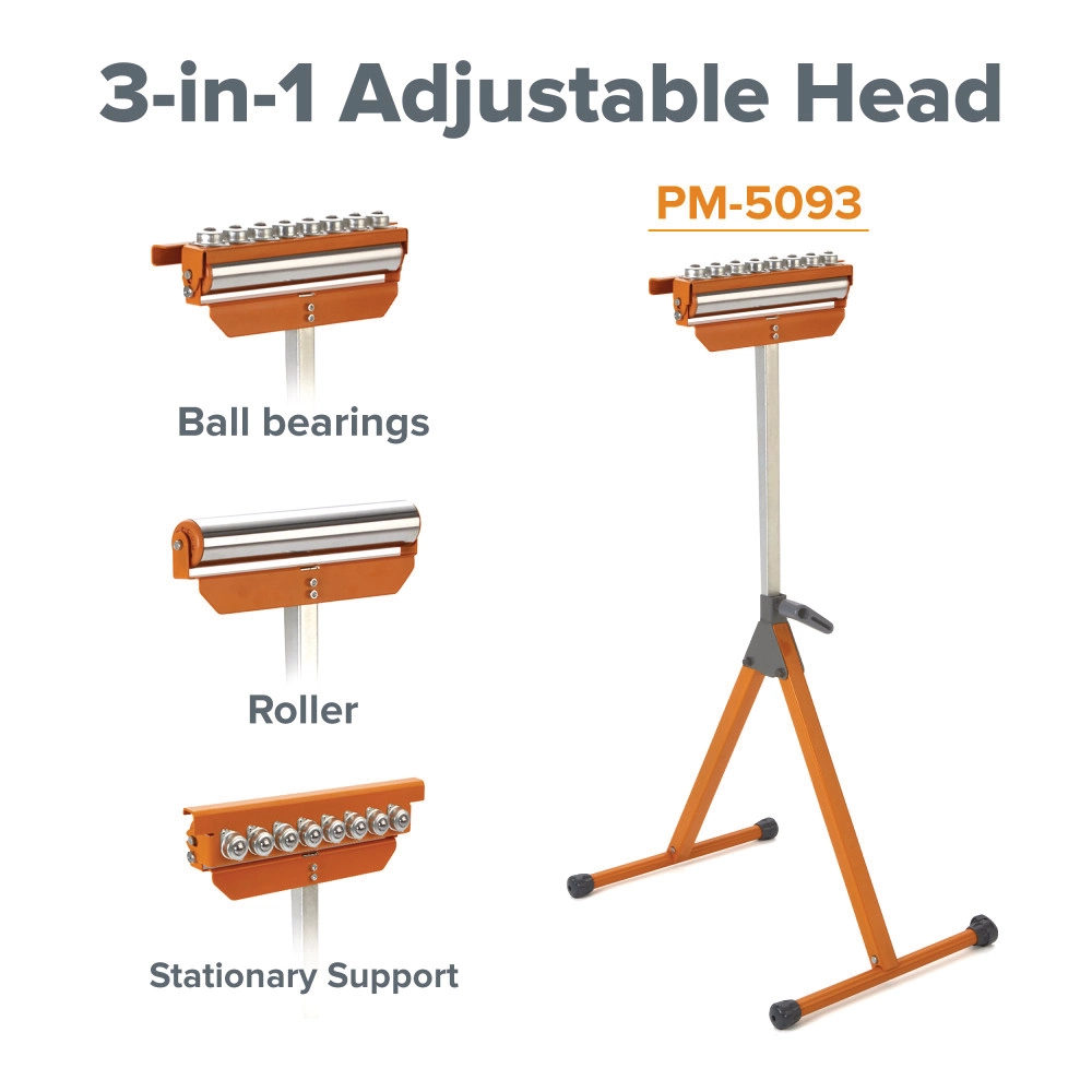 BORA A-frame Pedestal Roller Stand | PM-5093 3 - Power Tool Services
