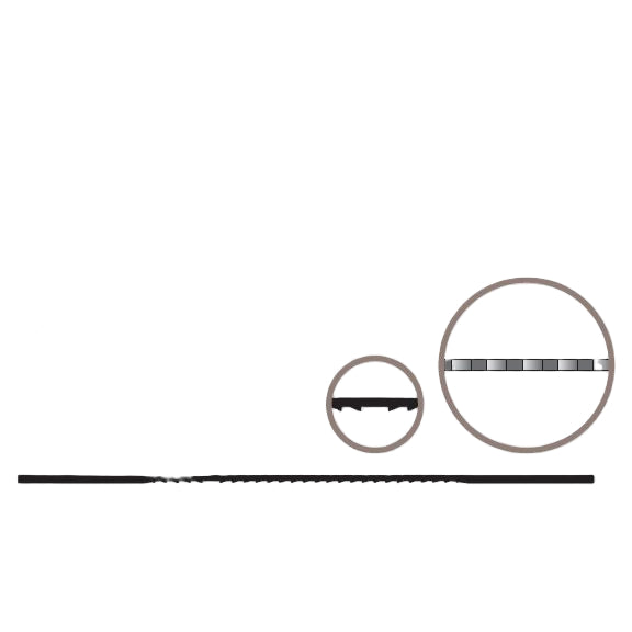 Niqua Pebeco Reverse Quick-Cutting Scroll Saw Blades for Wood 1 - Power Tool Services