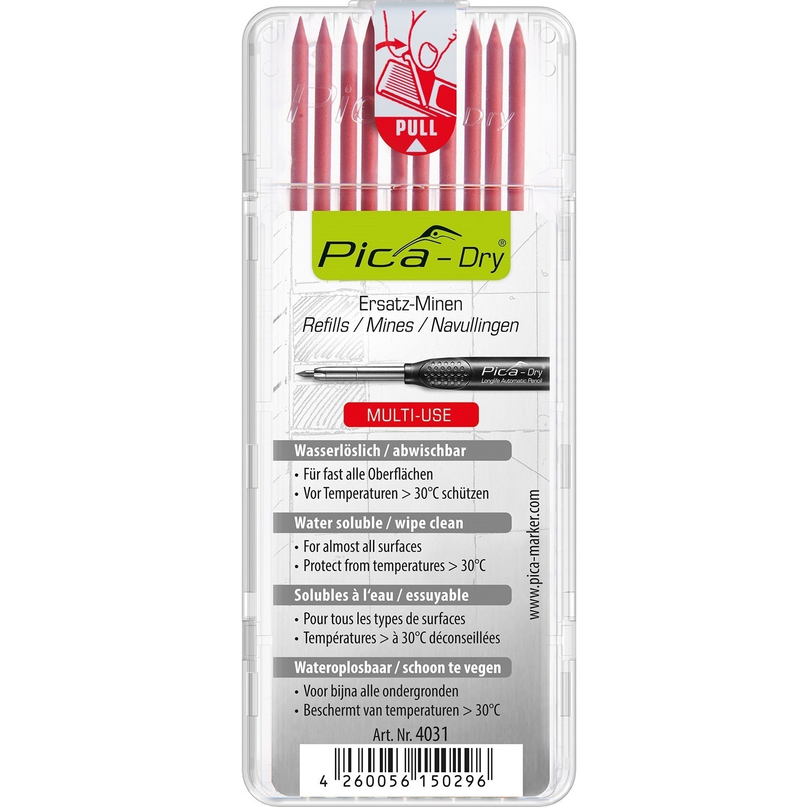 Pica Dry Refills Red 4031 Power Tool Services