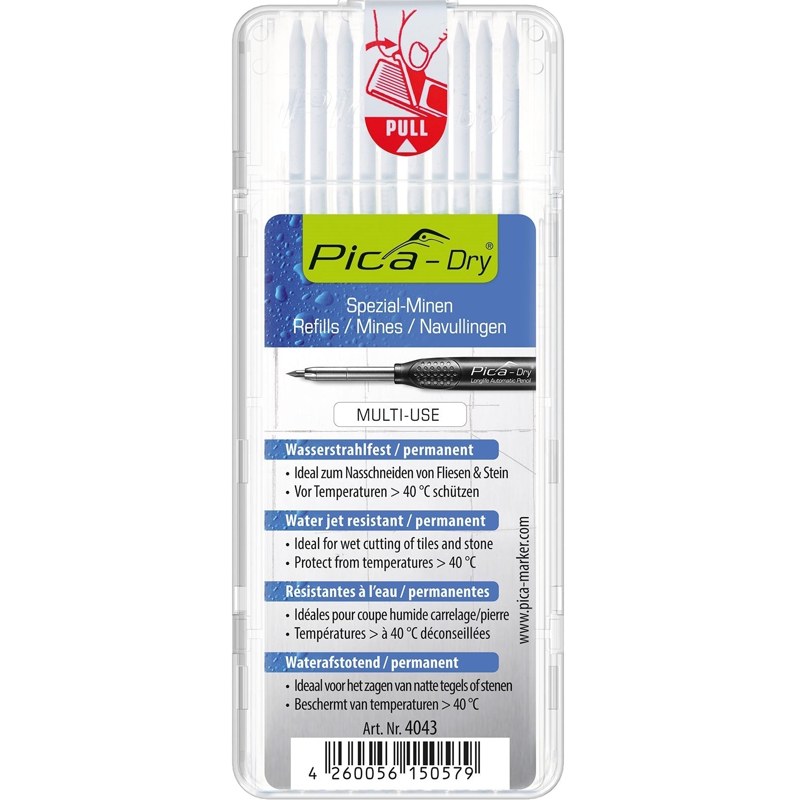 Pica Dry Refills White 4043 Power Tool Services