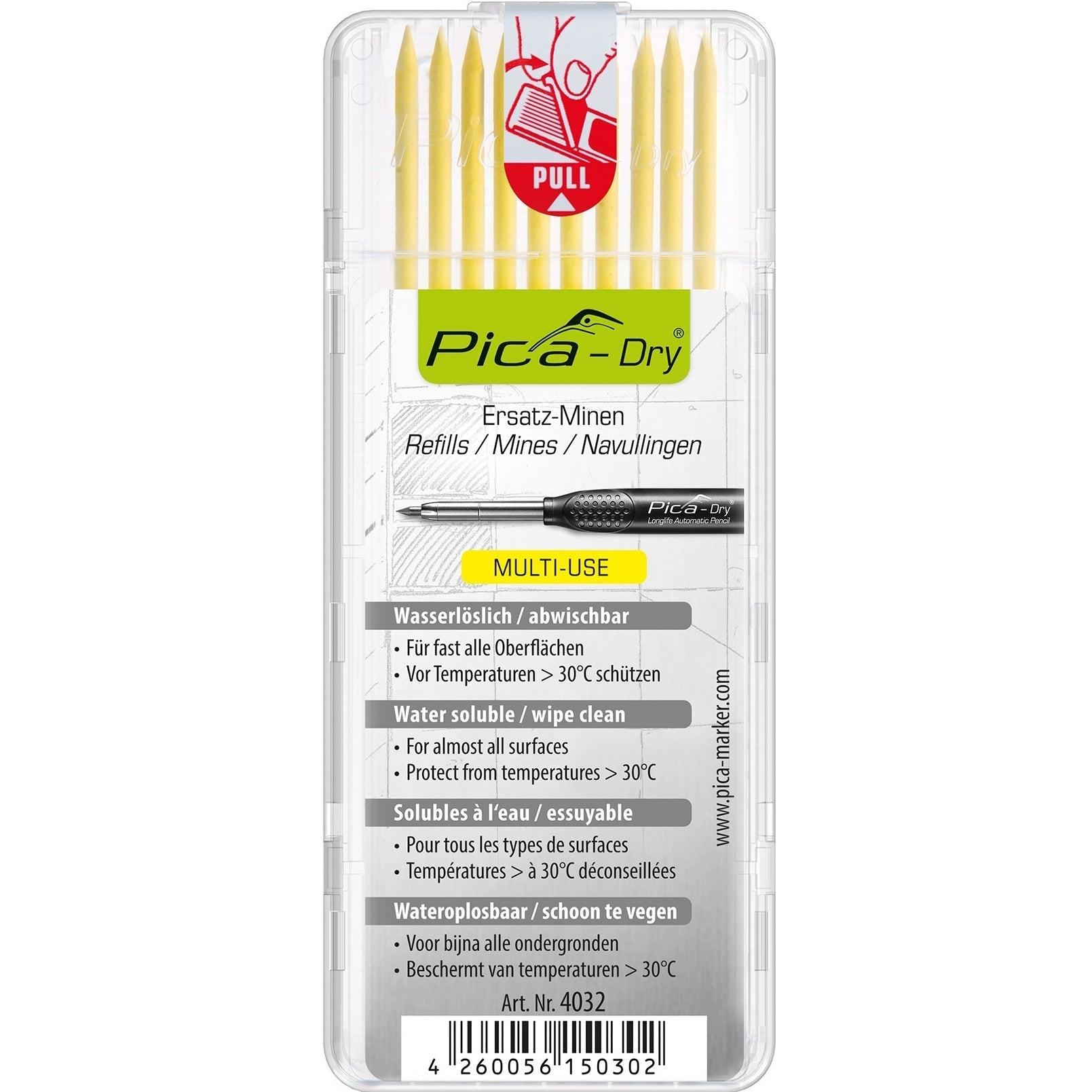 Pica Dry Refills Yellow 4032 Power Tool Services