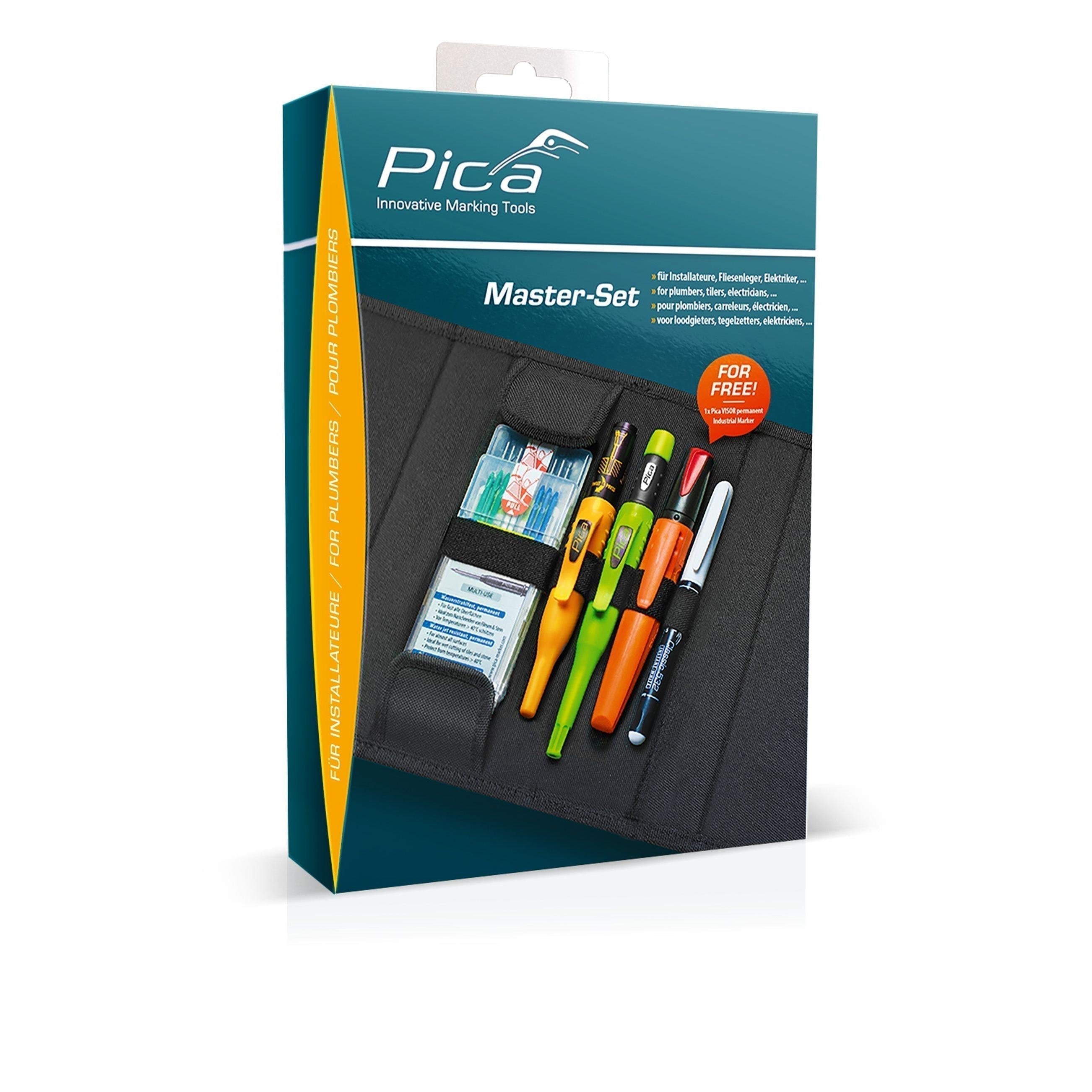 Pica Master-Set for Plumbers, Tilers, Electricians, Metal Workers and Locksmiths PICA55020 Power Tool Services