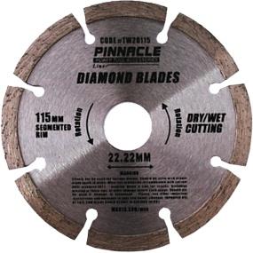 Pinnacle 115mm Segmented Diamond Blade Power Tool Services