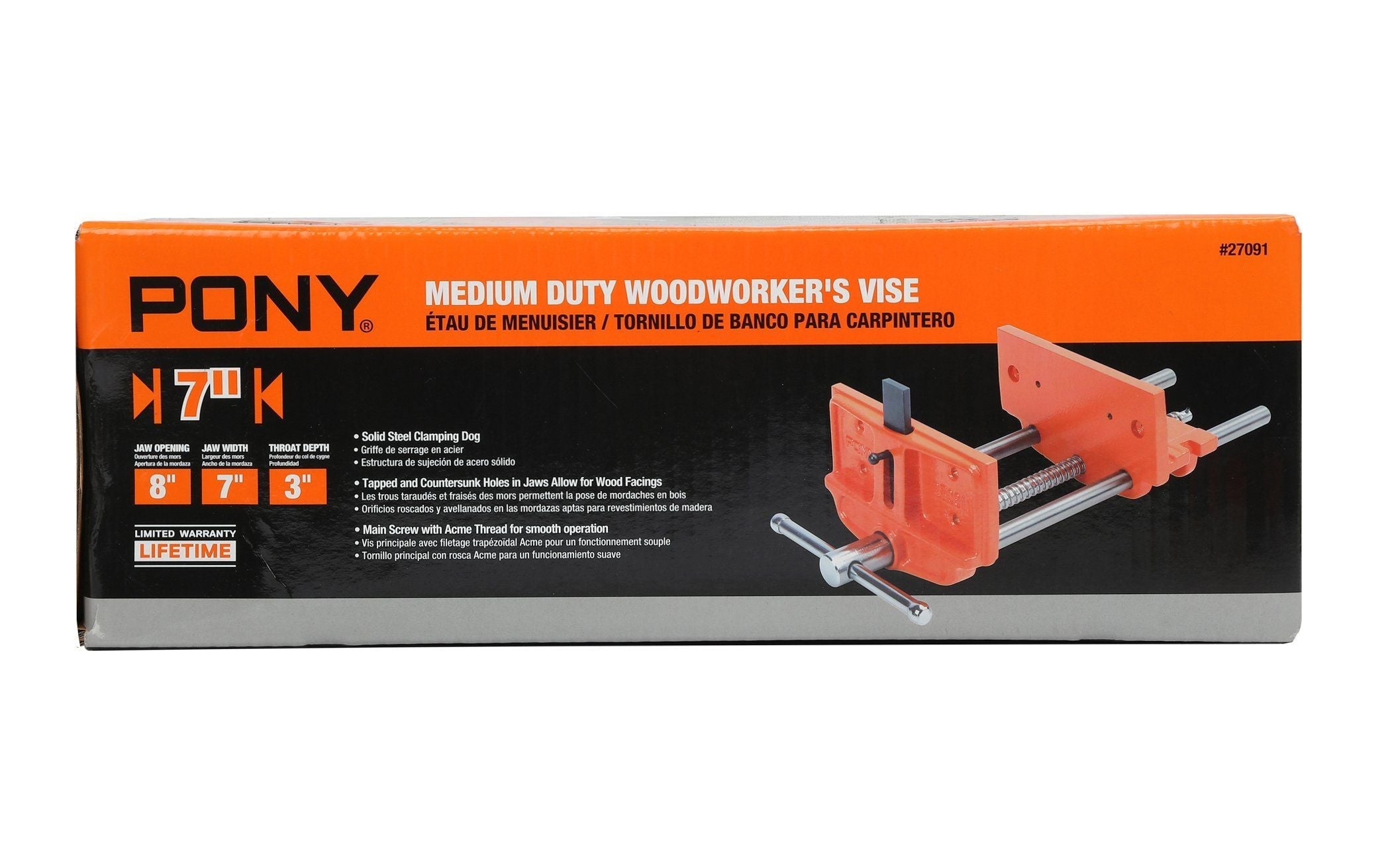 Pony 4" x 7" Woodworkers Vice AC27091 Power Tool Services