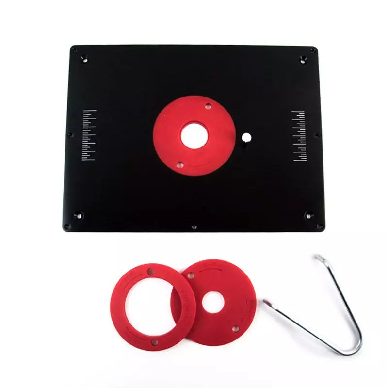 Premium Aluminum Router Insert Plate - 12-Inch X 9-Inch Power Tool Services