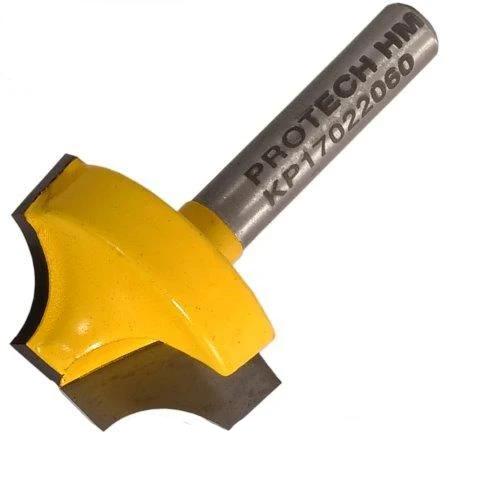 Pro-Tech Ovolo And Rounding Over 27Mm X 15Mm 1/4` Shank KP17022060 Power Tool Services