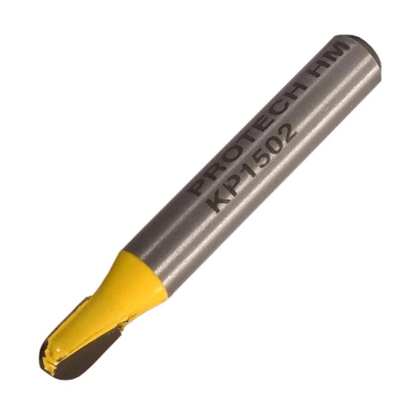 Pro-Tech Round Nose Veining Bit One Flute 3/16` X 5/16` 1/4` Shank KP1502 Power Tool Services
