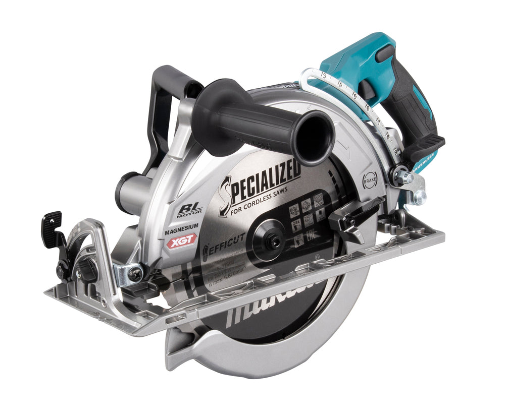 Makita 40V XGT Cordless 260mm Rear Handle Circular Saw RS002GZ