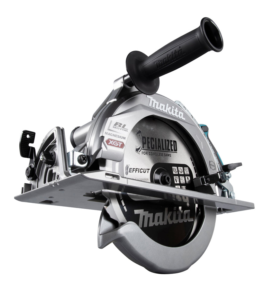 Makita 40V XGT Cordless 260mm Rear Handle Circular Saw RS002GZ 7 - Power Tool Services