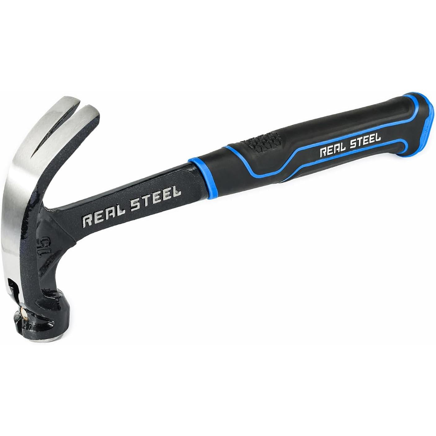 Real Steel Hammer Claw Curved 425g 15oz All Steel Handle Real Steel RSH0516 Power Tool Services