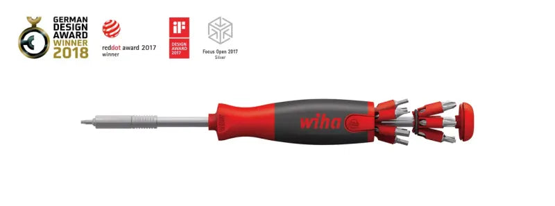 Wiha Screwdriver with bit magazine LiftUp 26one 43895 3 - Power Tool Services